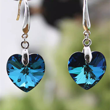 Load image into Gallery viewer, Love Earrings In Pure Silver For Women
