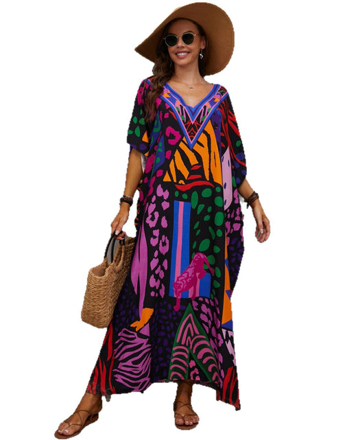 Load image into Gallery viewer, Hawaiian-style Beach Cover-up Skirt Bikini Swimsuit
