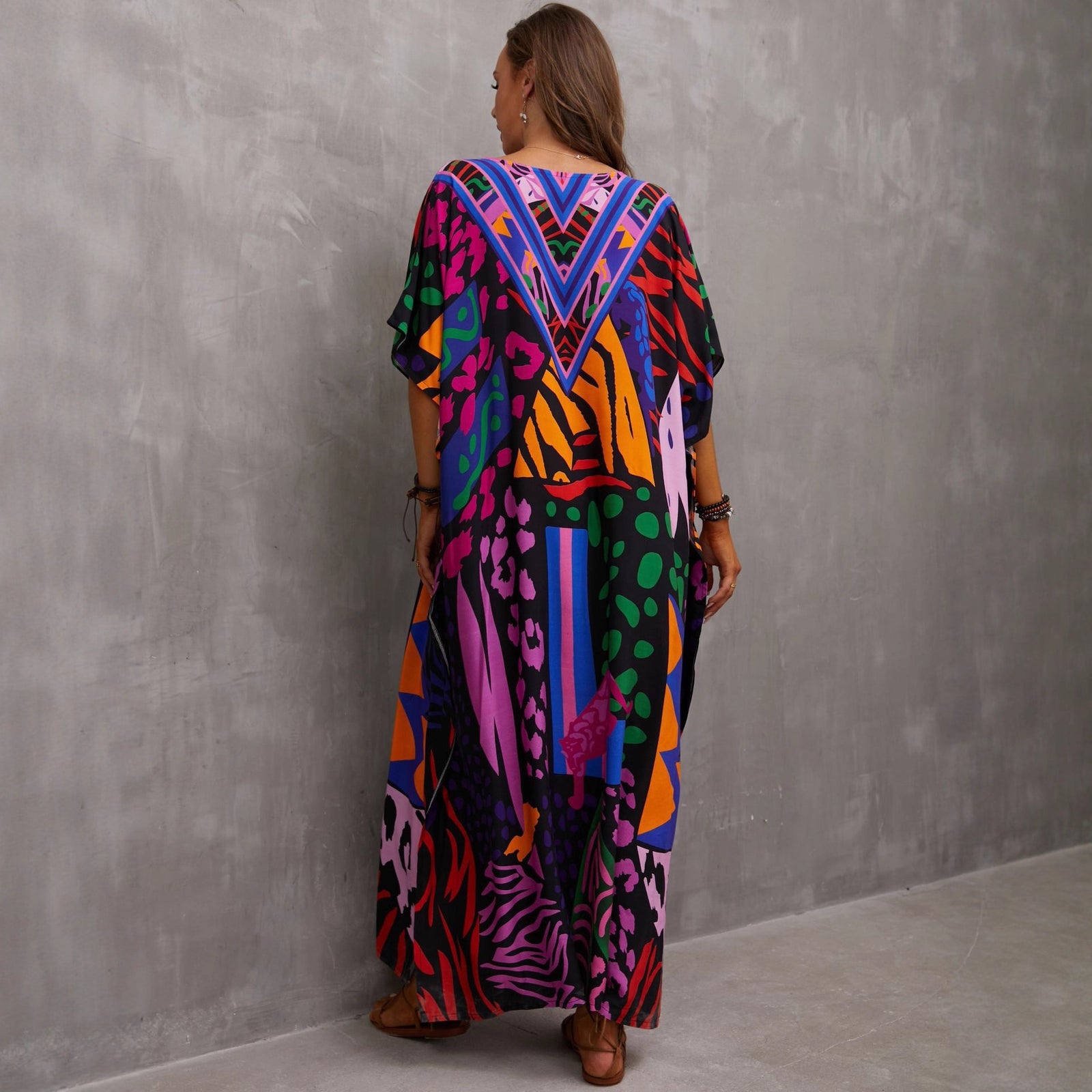 Hawaiian-style Beach Cover-up Skirt Bikini Swimsuit