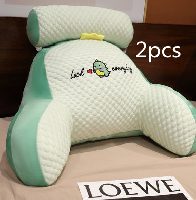 Load image into Gallery viewer, Sofa Fluffy Cushion Luncheon Pillow Triangle Reading Cushion Bedside Soft Large Backrest Lumbar Cushion Office Chair Cushion
