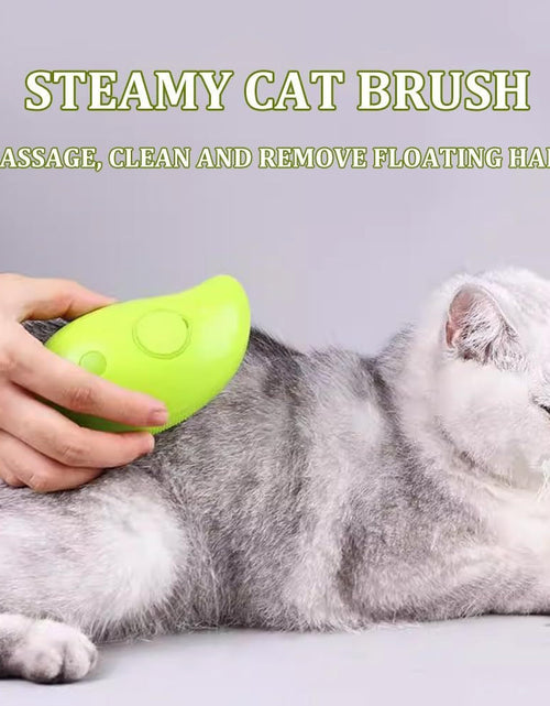 Load image into Gallery viewer, Ultimate Pet Grooming: 3-in-1 Electric Spray &amp; Massage Brush for Cats and Dogs
