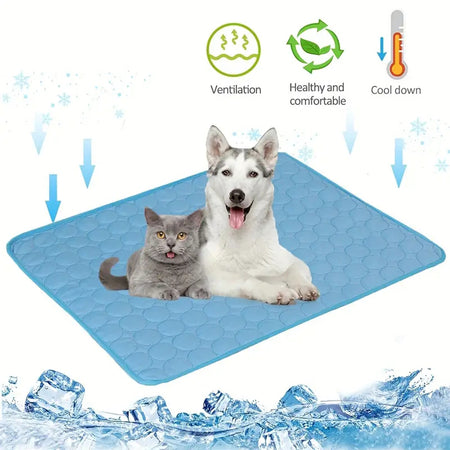 Dog Cooling Mat Summer Pets Cold Bed Extra Large For Small Big Dogs Pet Accessories Cat Durable Blanket Sofa Cat Ice Pad Blanket Pet Products