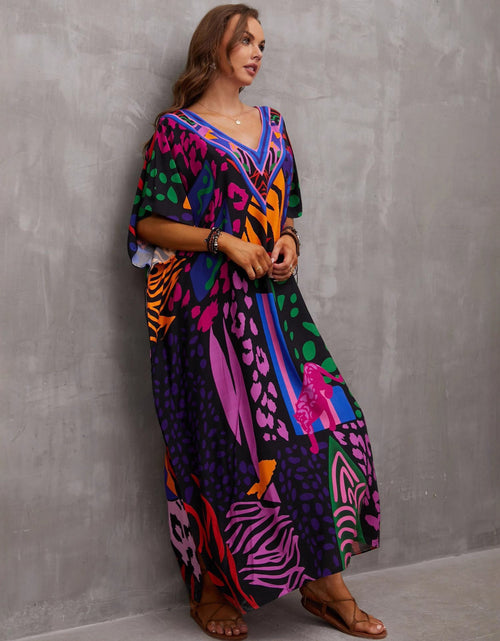 Load image into Gallery viewer, Hawaiian-style Beach Cover-up Skirt Bikini Swimsuit
