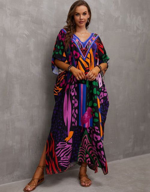 Load image into Gallery viewer, Hawaiian-style Beach Cover-up Skirt Bikini Swimsuit
