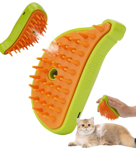 3 In 1 Pet Steam Brush Cat Dog Cleaning Steamy Spray Massage Beauty Comb Hair Removal Grooming Supplies Pets Accessories