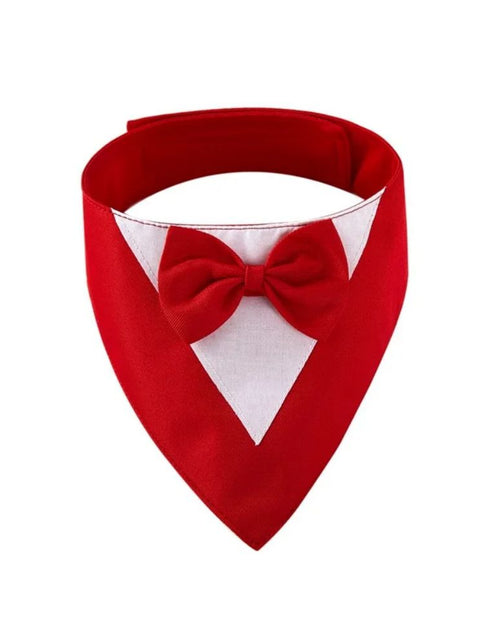 Load image into Gallery viewer, Pet Triangle Bib Bow Saliva Towel Pet Collar Dog Clothing Cat Puppy Scarf Bib Dogs Pets Accessories Dog Collar Harness
