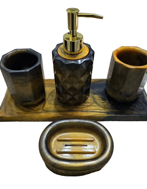 Load image into Gallery viewer, 5pc Bathroom Accessory Set
