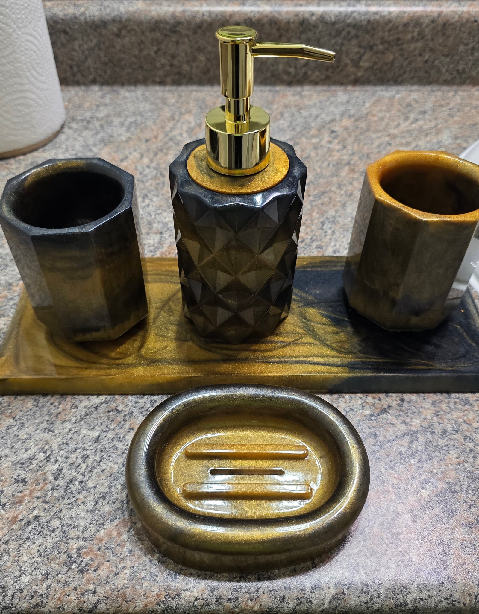 5pc Bathroom Accessory Set