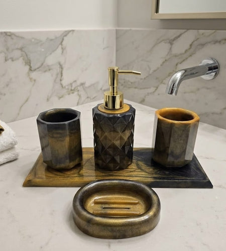 5pc Bathroom Accessory Set